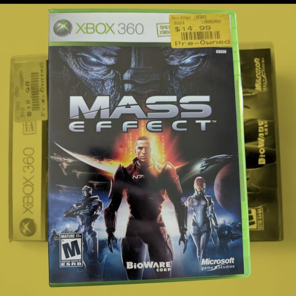 Mass Effect Microsoft Xbox 360 2007 Adventure Interplanetary Blood Language - Picture 1 of 4